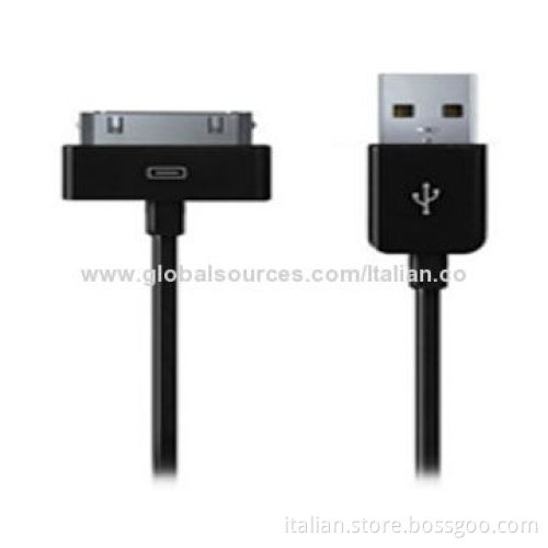 High-quality USB2.0 Charging and Data Cable for iPhone 4/4S, OEM Orders Welcomed